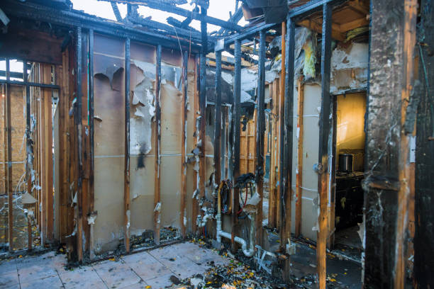 Professional Fire Damage Assessment technician working in Omega, GA